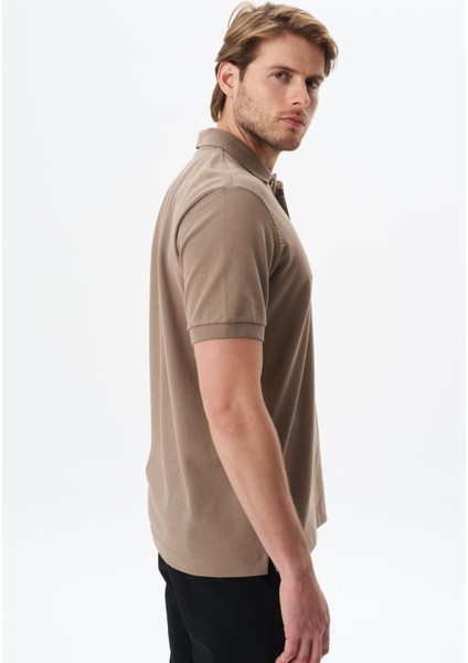 Erkek Regular Fit Baskılı % 100 Pamuk Pike Polo Yaka Tişört Y29374354902 fırsatları