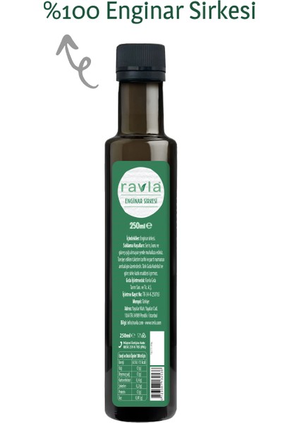 Enginar Sirkesi- 250ml