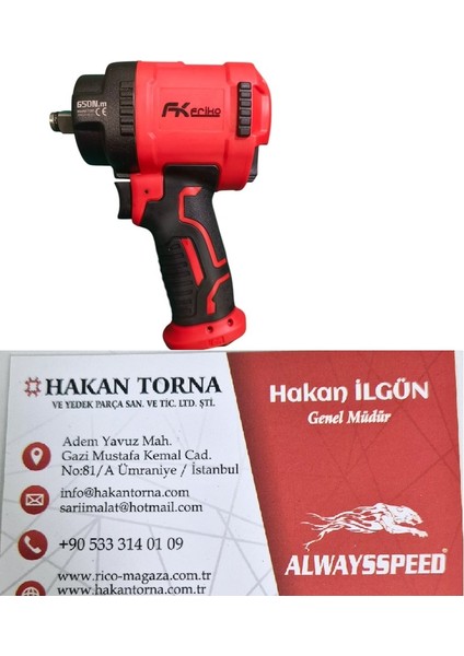 1/2 1500NM Havalı Somun Sıkma &mini Havalı Somun Sıkmatabancası