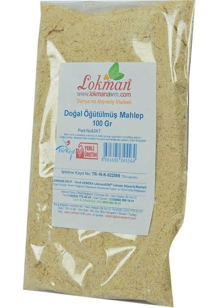 Mahlep Öğütülmüş Saf Doğal 100 gr Paket modelleri