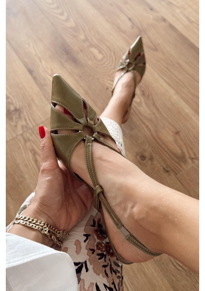 Cecile Yeşil Stiletto