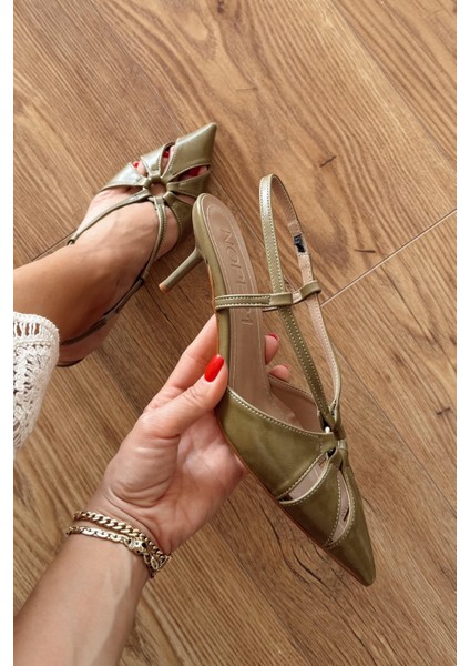 Cecile Yeşil Stiletto