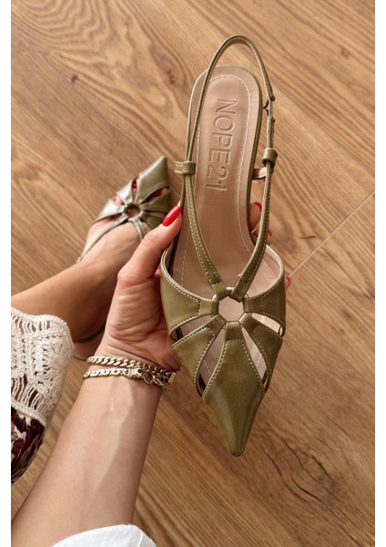 Cecile Yeşil Stiletto
