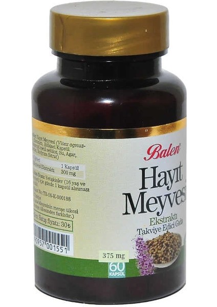 Angel Of Life Hayıt Meyvesi 60 Kapsül fiyatları