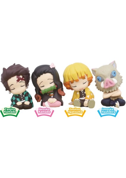 Nessiworld Twinchees Demon Slayer Figürleri Uyuyan Minikler