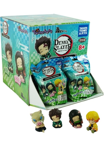 Nessiworld Twinchees Demon Slayer Figürleri Uyuyan Minikler