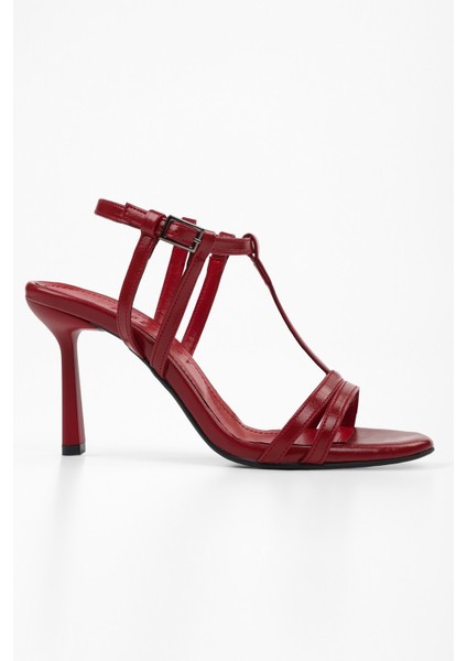 Kadın Pace Kırmızı Cilt Topuklu Ayakkabı fiyatları