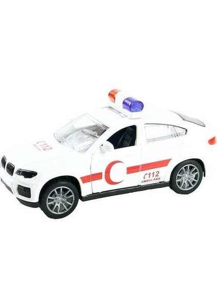 Ambulans Arabası Sürtmeli Plastik - JW567-062