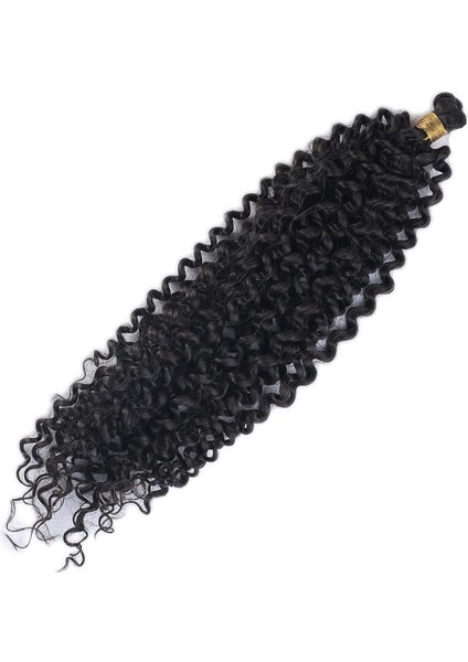 Afro Dalgası Saç - Koyu Kestane