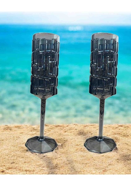 6 Gözlü Sunumluk,kuruyemişlik,konteynır Bar ( 2 Adet 180 ml Füme Polikarbon Plastik Bardak Hediyeli ) fırsatları