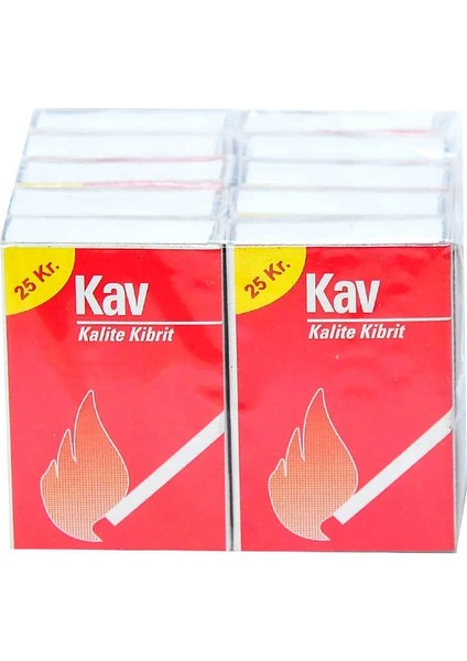 Kibrit 10 Paket (Ortalama 40 Çöp x 10 Paket)