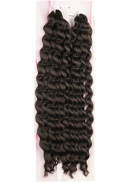 Nice Bulk Afro Su Dalgası Saç - Kahverengi