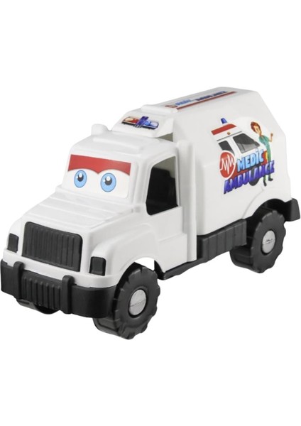 Ambulans Ekip Arabası - Plastik 27CM