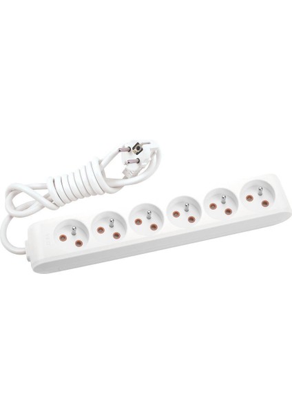 Viko Multi-Let Kablolu Grup Priz 6'' Lı 5 Metre
