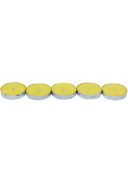 Tea Lights Sarı Mum 5 Li 1 Paket