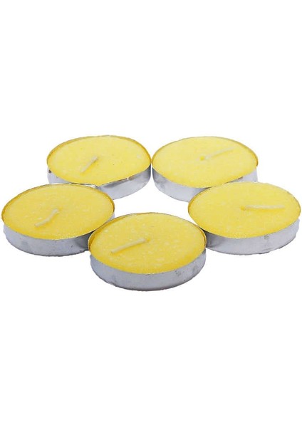 Tea Lights Sarı Mum 5 Li 1 Paket