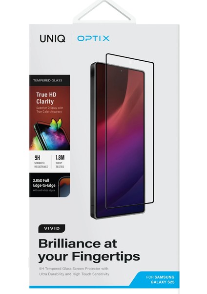 Samsung Galaxy S25 Ultra Ekran Koruyucu Cam Vivid Serisi Dustrepel™ Oleofobik Koruma Teknolojisi modelleri