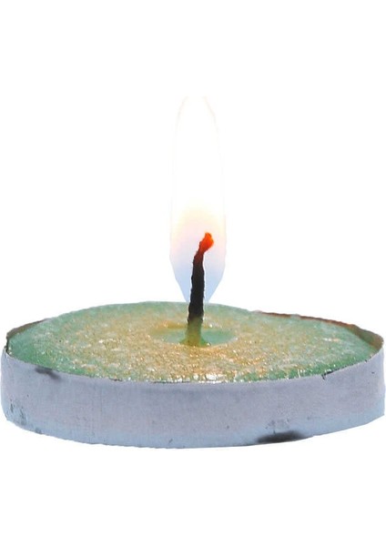 Tea Lights Yeşil Mum 5 Li 1 Paket