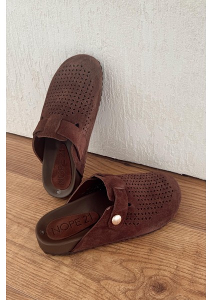 Merlot Kahverengi Hakiki Deri Terlik indirimleri