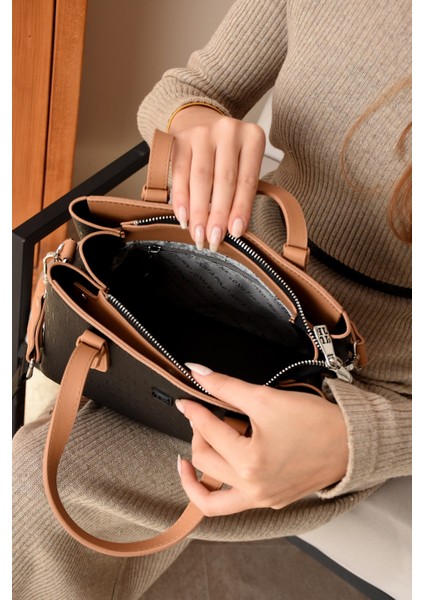 Şık Spor Model Suya Dayanıklı Çok Bölmeli Çağla Yeşil Kadın El Ve Omuz Çantası Pbu3114 modelleri