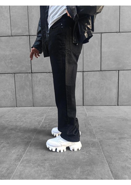Kuru Jeans Baggy Kalıp Kot Pantolon