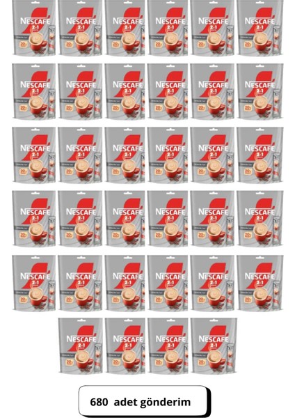 2 Si 1 Arada Tek Içimlik Kahve 10G (56LI x 12 Kutu)