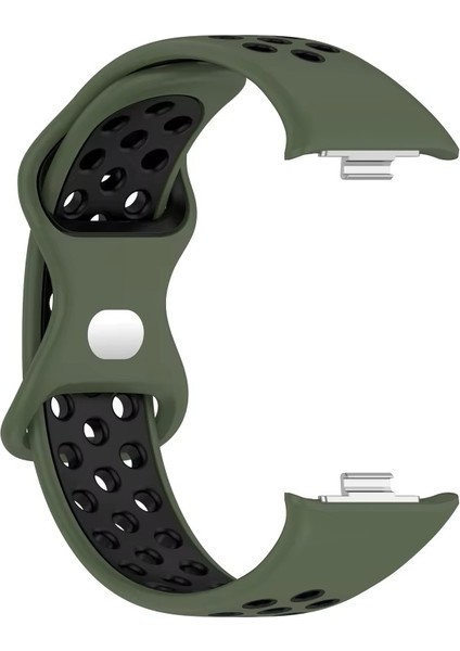 Xiaomi Smart Band 9 Pro Uyumlu Delikli Yumuşak Silikon Kordon Kayış