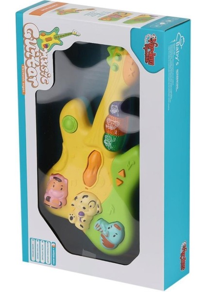 Nessiworld JLG-855-34A Işıklı ve Müzikli Gitar Bebek Pianosu -Vardem Oyuncak