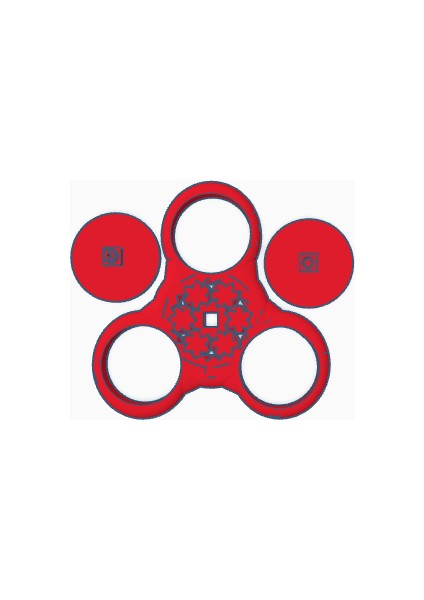 Working Ready-To-Print Fidget Spinner - Azaltıcı Döner Mekanizma THN6900738