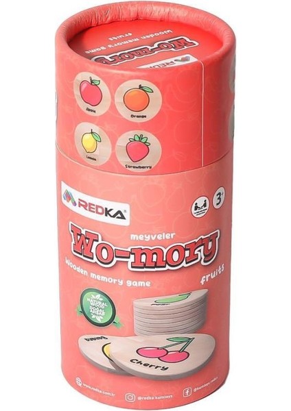 Nessiworld RD5644 Redka Wo-Mory Ahşap Hafıza Oyunu
