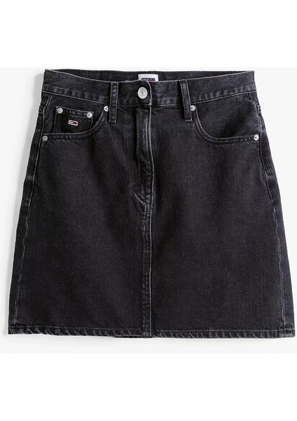 Tommy kadın Açık mavi Mom Denim Etek
