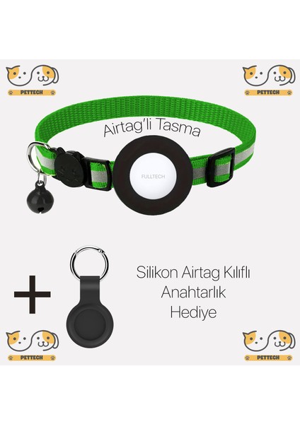 Airtag'li Kedi Tasması - Evcil Hayvanlar İçin Özel Tasarım