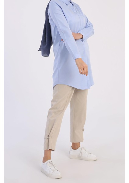 BDX51007K Basic Gizli Patlı Gömlek Tunik fırsatları