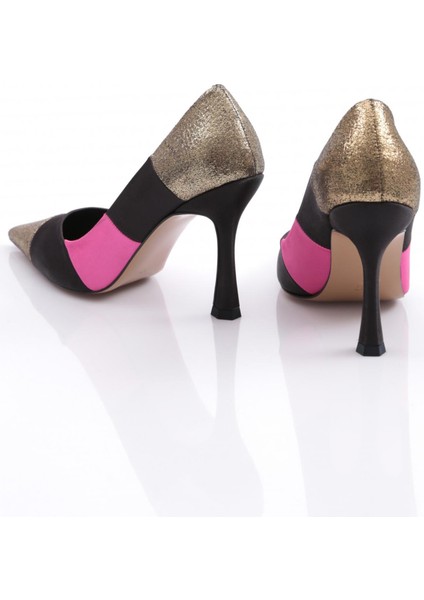 9042 Kadin Sivri Burun Topuklu Ayakkabi modelleri