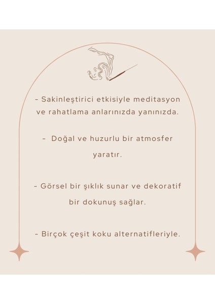 Citronella Kokulu Çubuk Tütsü 20 Adet | Sakinleştirici | Meditasyon