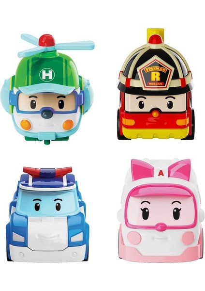 Nessiworld POLI MRT-760 Robocar Poli Mini Kasabanın Kurtarma Araçları 4lü Set fiyatları