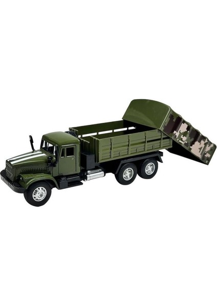 Nessiworld WK-2227-10 Çek Bırak 1:50 Kamuflajlı Kamyon -Vardem