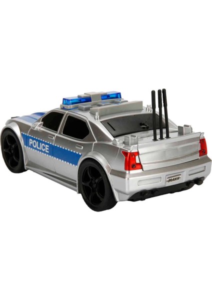 Nessiworld 1:20 Maxx Wheels Sesli ve Işıklı Polis Arabası 19 cm