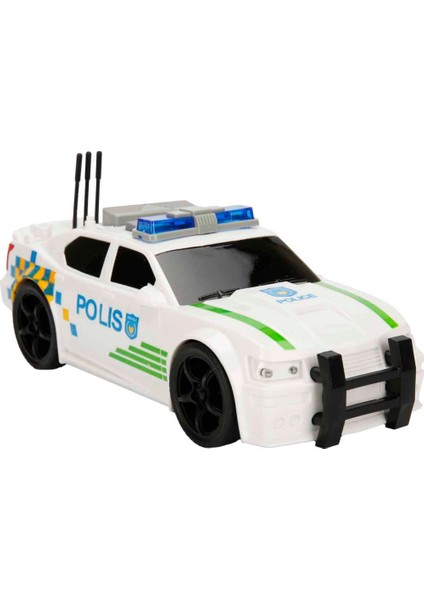 Nessiworld 1:20 Maxx Wheels Sesli ve Işıklı Polis Arabası 19 cm