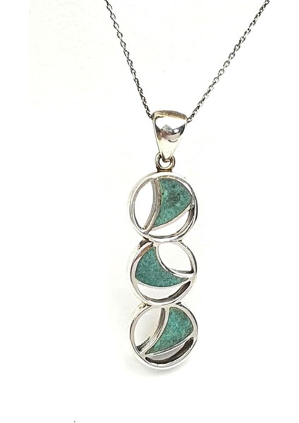 turkuaz taşlı gümüş kolye fiyatları