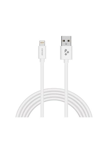 Ksa 2 Metrelik Lightning Şarj Kablosu, Hızlı Şarj Data Likli USB To Lightning Şarj Kablosu, L