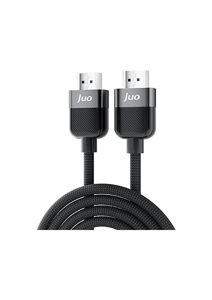 Juo 4K 60Hz 18GBPS Hdr Arc Hdcp Destekli HDMI 2.0 Örgülü Kablo 1 Metre