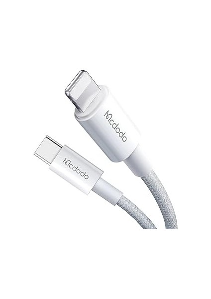 Mcdodo CA-2760 Type-C To Lightning Pd 36W Hızlı Data/şarj Kablosu 1.2m - Beyaz
