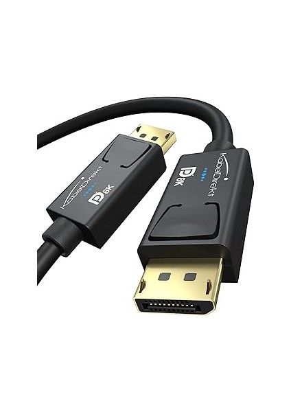 – 3m – Displayport Kablosu, Dp 1.4, Vesa Sertifikalı (60Hz'De 8k, 144Hz, HDR10-OYUN Mon