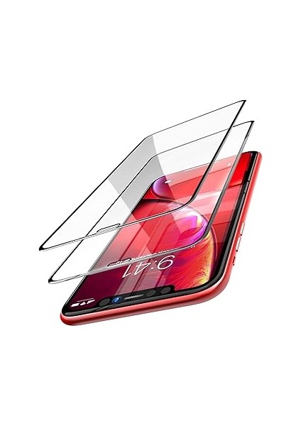 Kaemoon 2ADET Iphone X/XS/11PRO Uyumlu Tam Kaplayan Hd Netlikte Temperli Ekran Koruyucu