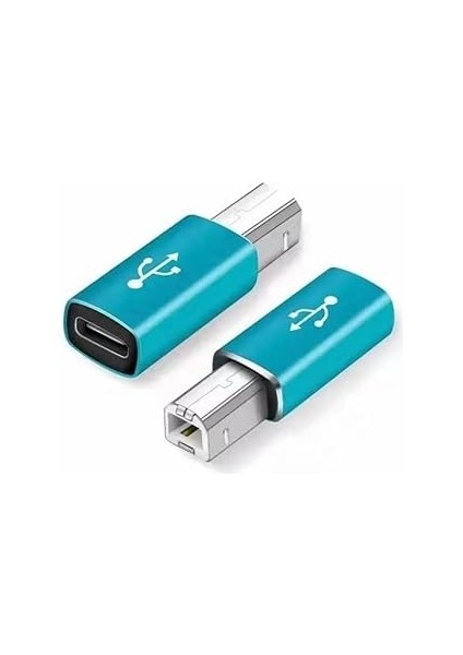 Monte Lua USB Type C To USB B Yazıcı Çevirici Type C Printer Adaptör
