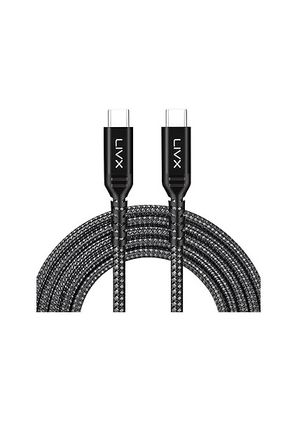 Special 100W Type C To Type C 2 Metre Örgülü Hızlı Şarj Kablosu Yct-02