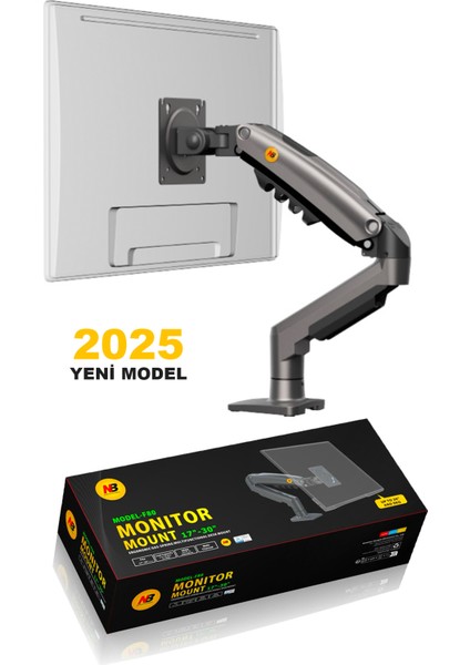 North Bayou F80 (17-30 İnç) Monitör Standı - (9 kg’a Kadar 32 İnç Monitör Uyumlu)