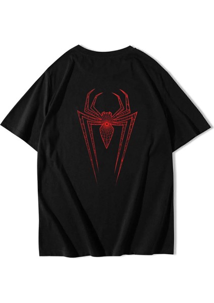 Bozz&bozz Collection Unisex Oversize Big Red Spider T-Shirt