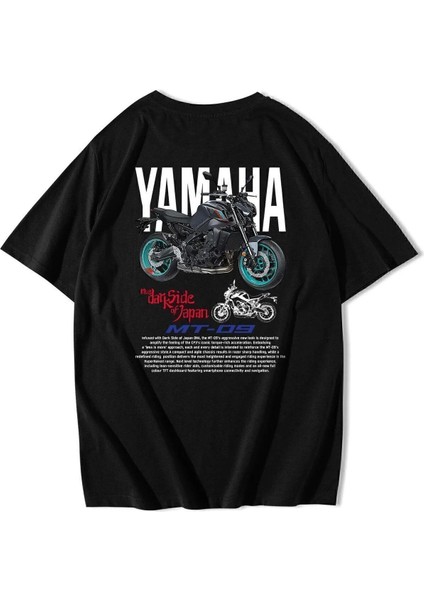 Bozz&bozz Collection Unisex Oversize Yamaha Mt-09 T-Shirt